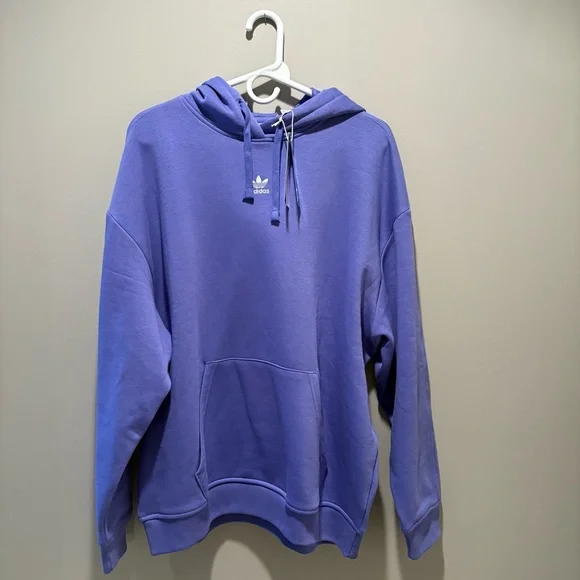 Adidas Women’s Essentials Oversized Fleece Hoodie Sweatshirt Small (S) NWT - Picture 2 of 5